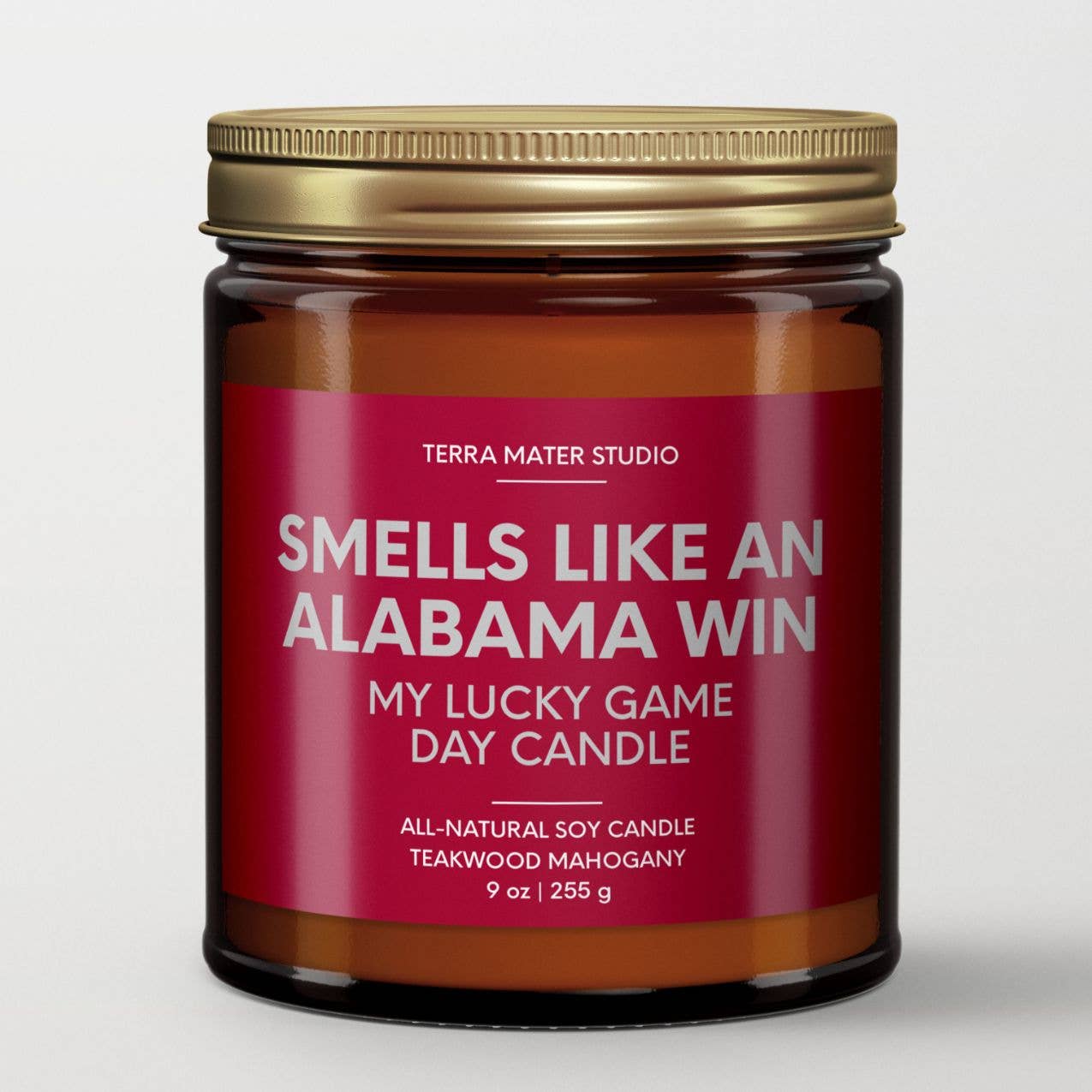 Smells Like An Alabama Win Game Day Candle : Apples + Maple Bourbon / 9 oz