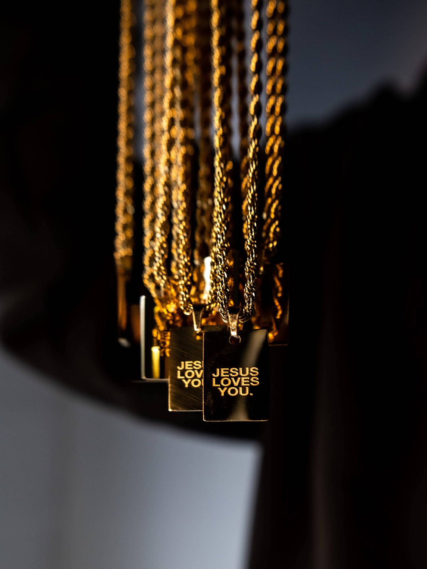 Jesus Loves You Pendant Necklace