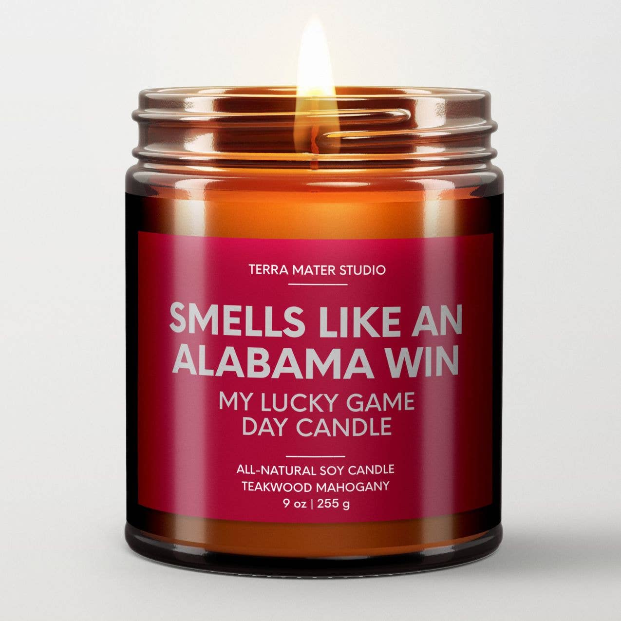 Smells Like An Alabama Win Game Day Candle : Apples + Maple Bourbon / 9 oz