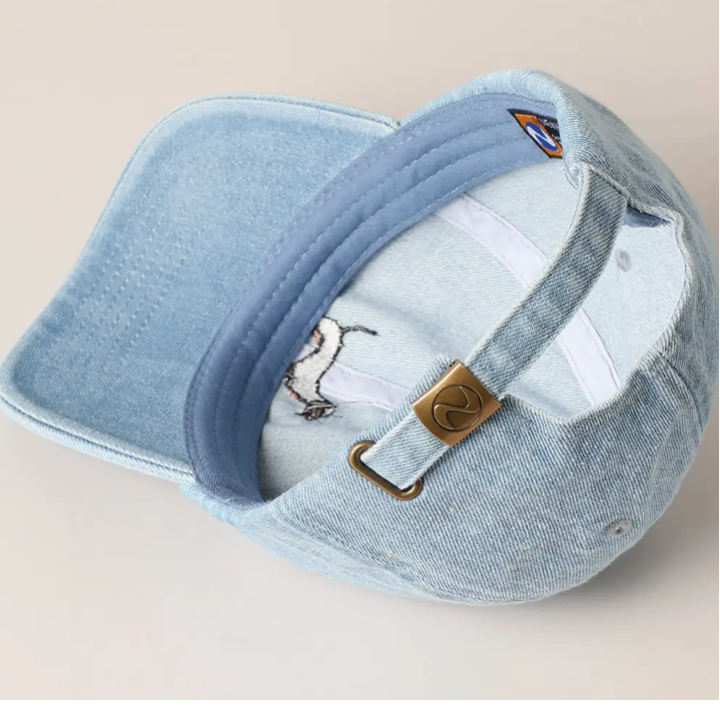 Dachshund Dog Embroidered Denim Baseball Cap