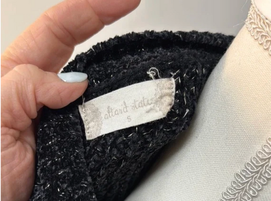 Altar’d State Black Metallic Cropped Sweater ✨