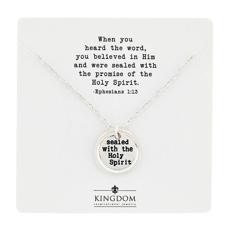 Sealed In Faith: Holy Spirit Necklace