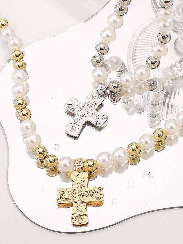 Geometric Necklaces Accessories: SILVER and GOLD / One_size