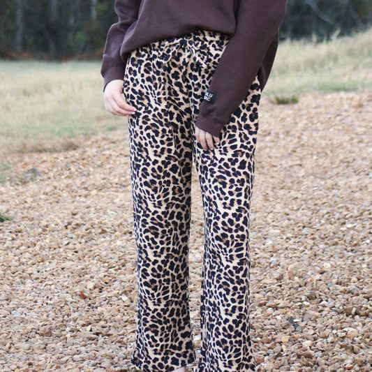 🐆 Lulu Mac Waffle Knit Leopard Pants