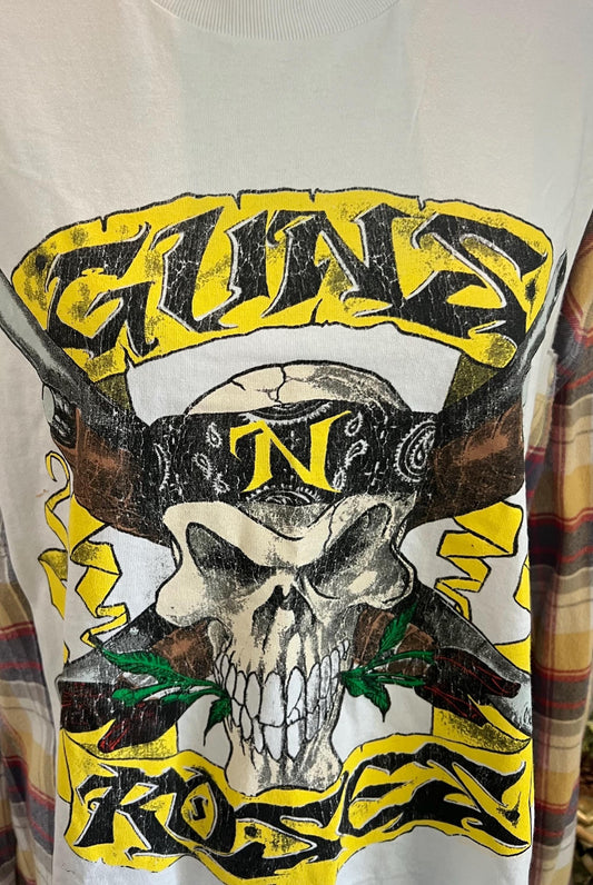 Rock-N-Plaid Top “Guns-n-Roses