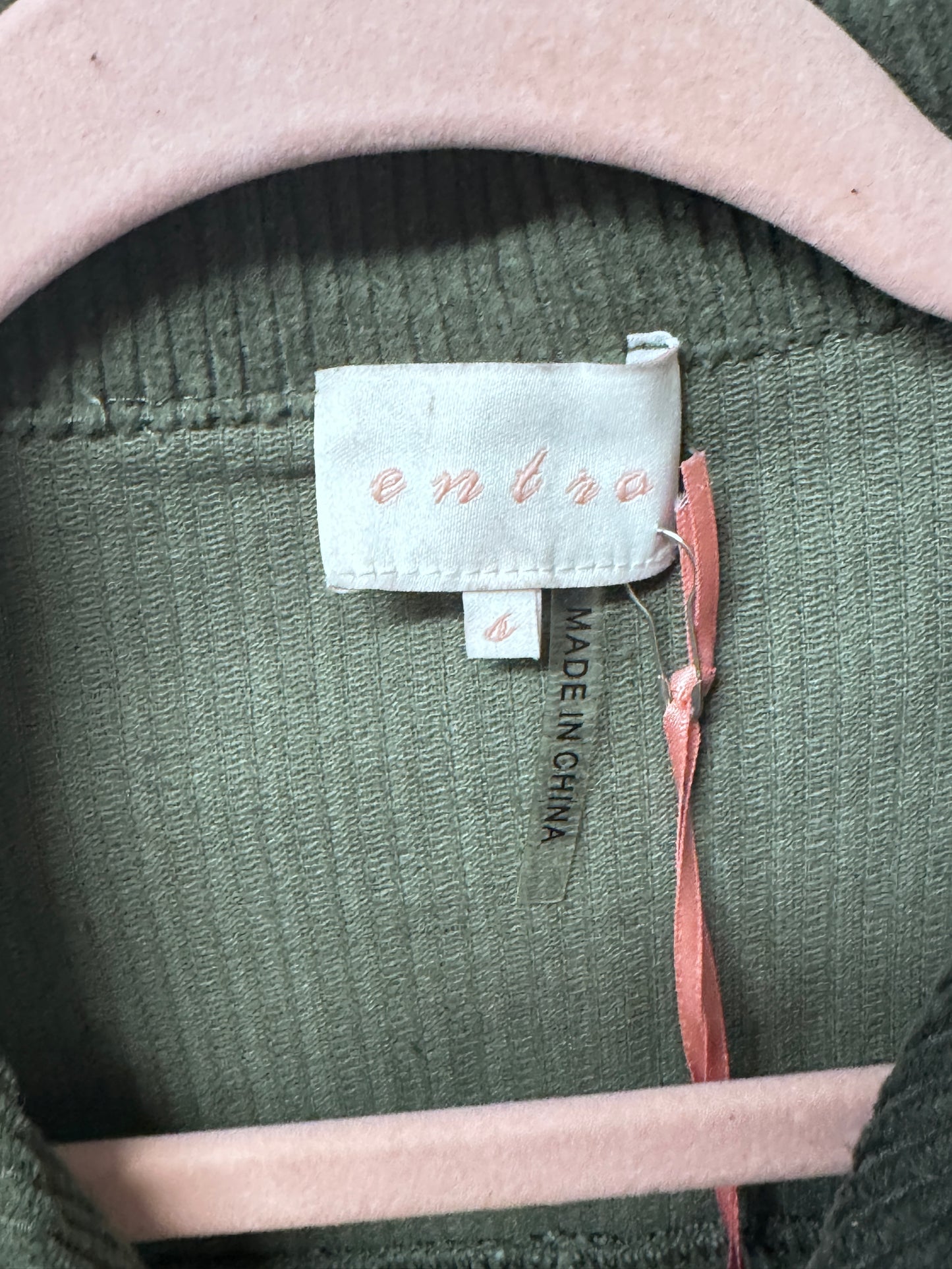 Entro Green Corduroy Dress