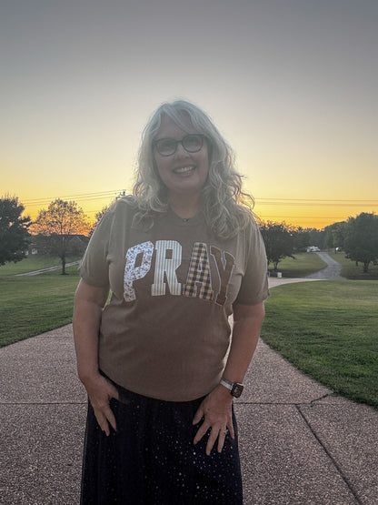 Pray Christian Faith Short Sleeve Tee Comfort Color