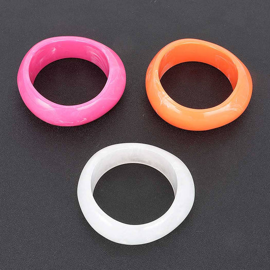 Multi Resin Bangle Bracelet: MT