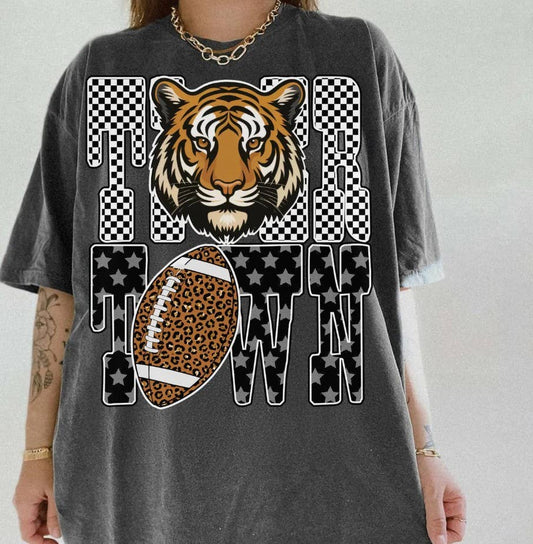 Tiger Town Short Sleeve Tee: Pepper