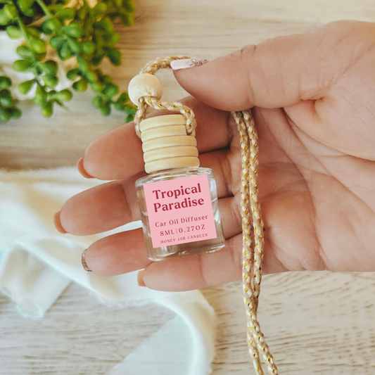 Hanging Car Diffusers | Tropical Paradise | Made in USA