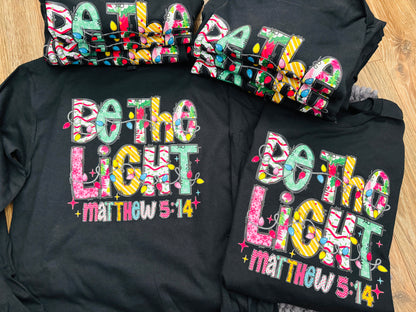 ✨ “Be The Light” Matthew 5:14 Graphic Tee ✨