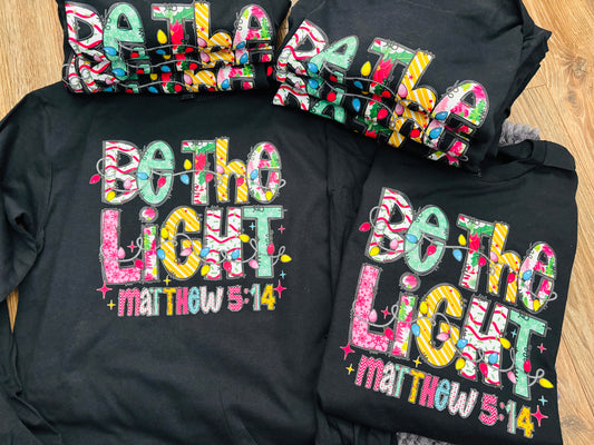 ✨ “Be The Light” Matthew 5:14 Graphic Tee ✨