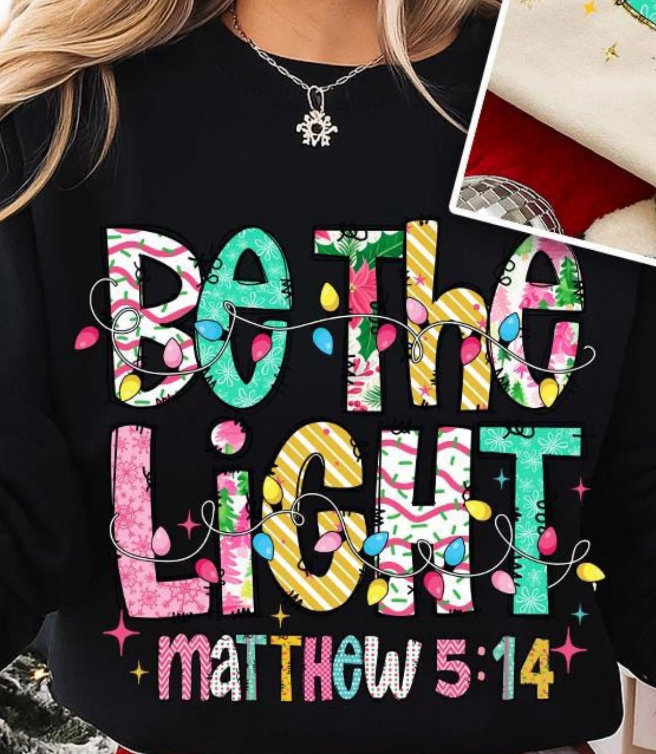 ✨ “Be The Light” Matthew 5:14 Graphic Tee ✨