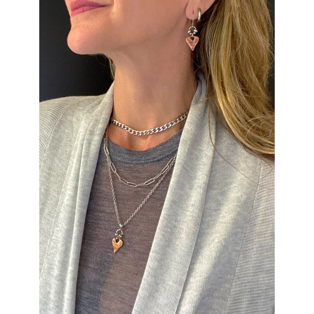 RUSTIC HEART NECKLACE