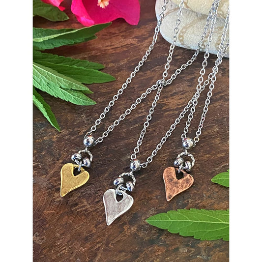 RUSTIC HEART NECKLACE