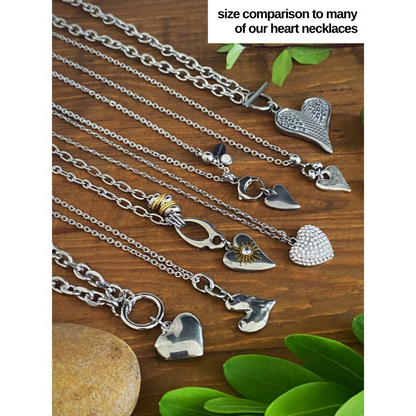 RUSTIC HEART NECKLACE