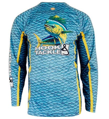 Men's Mahi Scales L/S UV Fishing Shirt