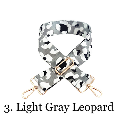 Vegan Suede Crossbody Bag (Gray) - Pick Your Strap