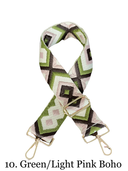 Vegan Suede Crossbody Bag (Gray) - Pick Your Strap