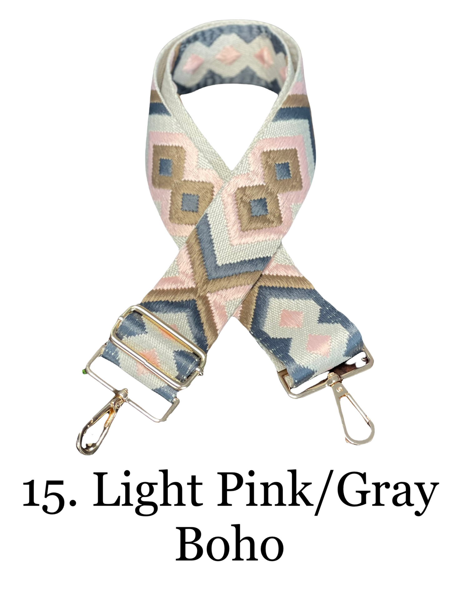 Vegan Suede Crossbody Bag (Gray) - Pick Your Strap