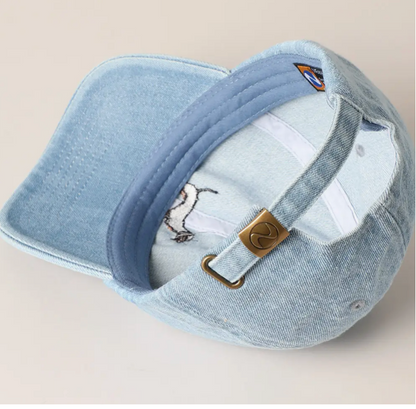 Dachshund Dog Embroidered Denim Baseball Cap