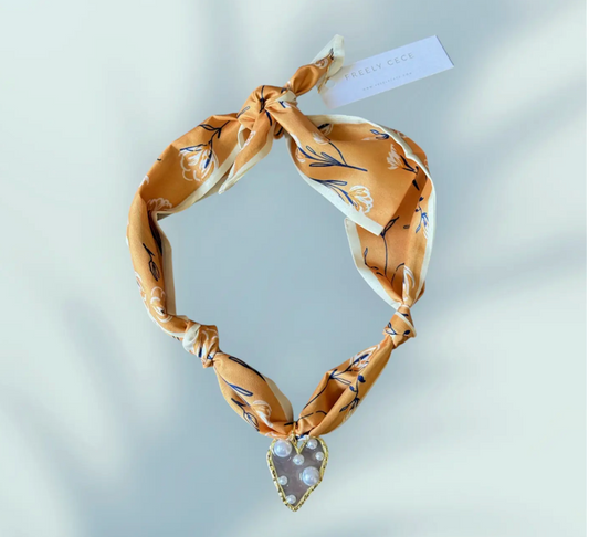 Trendy Scarf Charm Necklace 