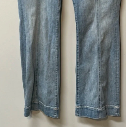 7 For All Mankind Ultra High Rise Dojo Front Seam Jeans Size 32 (14)