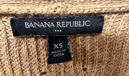 Banana Republic SERENITA OPEN CARDIGAN - Size XS (Camel)