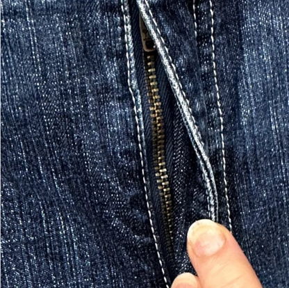 Talbots Embroidered Floral Straight-Leg Jeans Size 8P