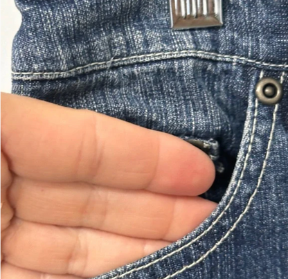 Talbots Embroidered Floral Straight-Leg Jeans Size 8P