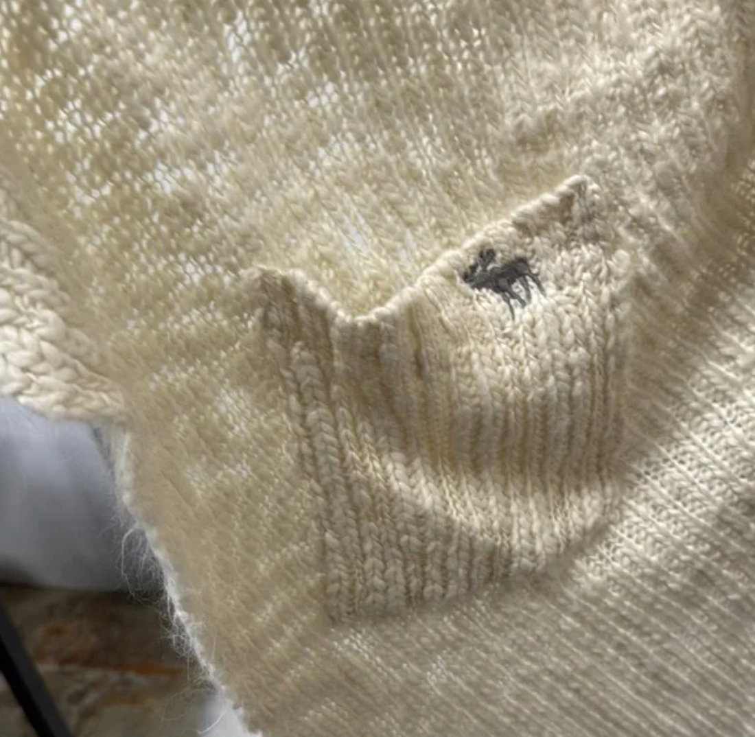 Abercrombie & Fitch Chunky Knit Open-Front Cardigan Sweater – Cream Size XS/S