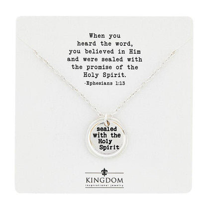 Sealed In Faith: Holy Spirit Necklace