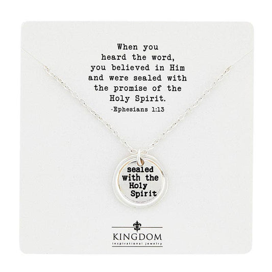 Sealed In Faith: Holy Spirit Necklace