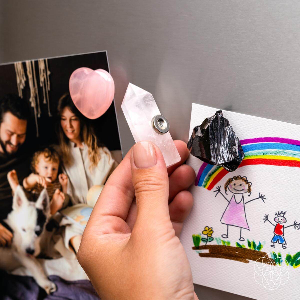 Crystal Guardian Magnets - Trio of Peace & Protection