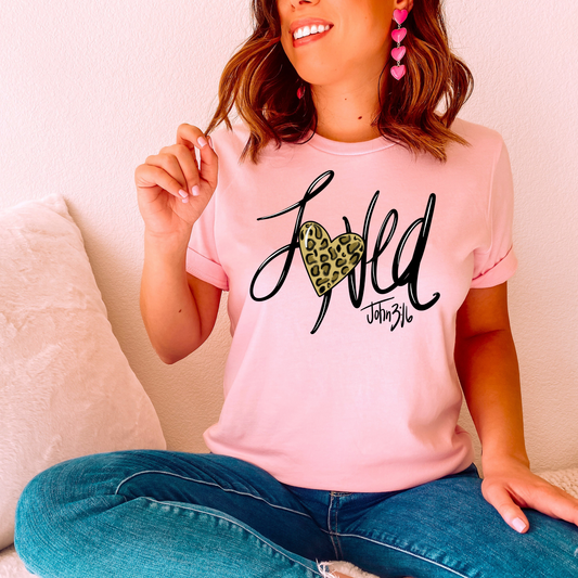 Loved | Valentine | Christian | Pink | Graphic Tee
