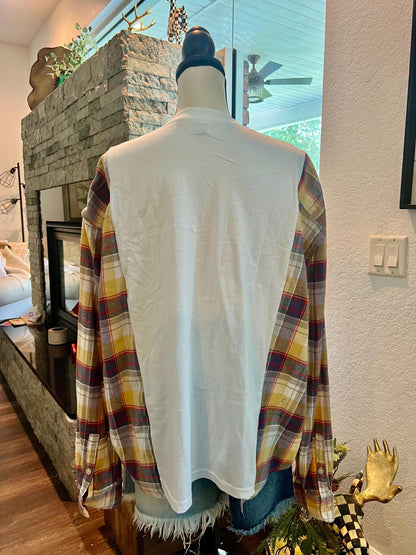 Rock-N-Plaid Top “Guns-n-Roses