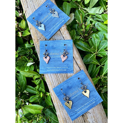 RUSTIC HEART EARRINGS